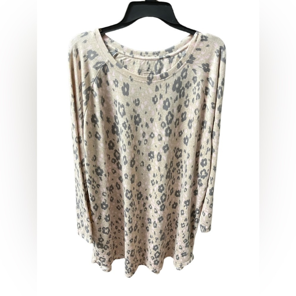 Cuddl Duds Women’s Long Sleeve Plus Size Nightgown